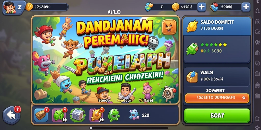 me355 - Pengguna dapat memilih karakter favorit.